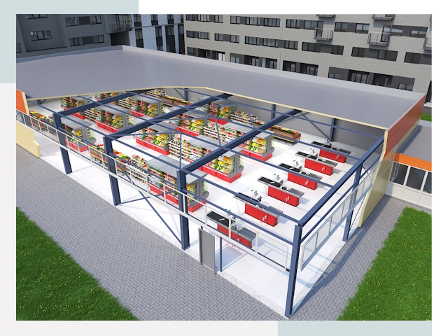 Строительство магазинов в Тула от 610 руб. за м²