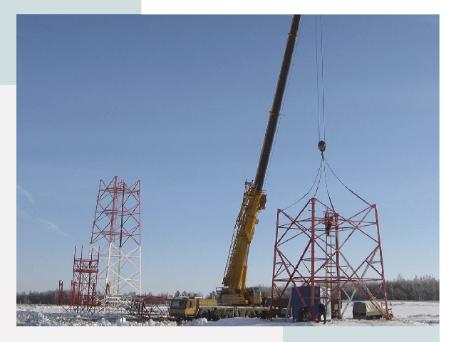 Монтаж вышек связи в Туле