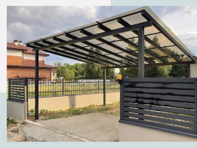 Металлические навесы в Тула от 610 руб. за м²