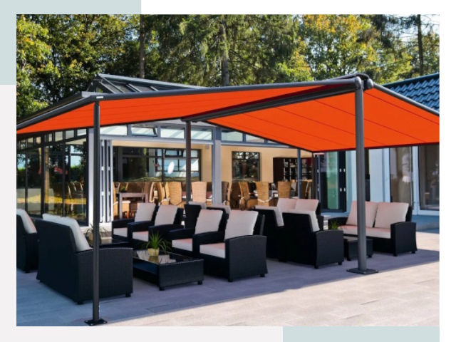 Навесы для кафе и ресторанов в Туле