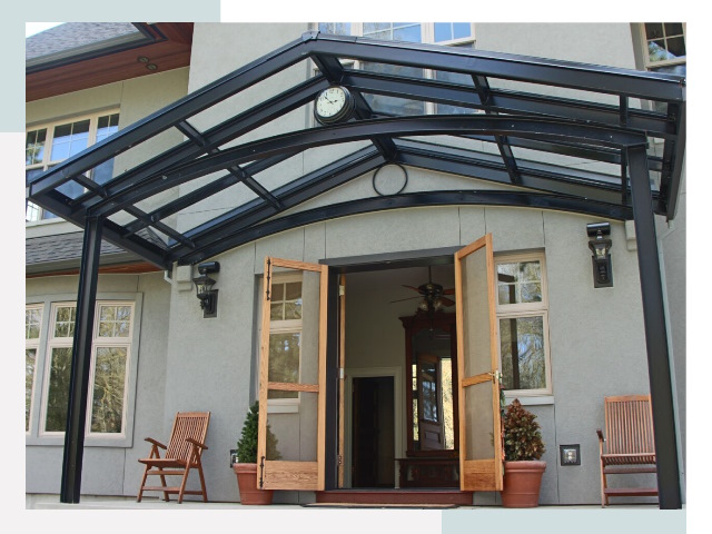 Козырьки металлические в Туле