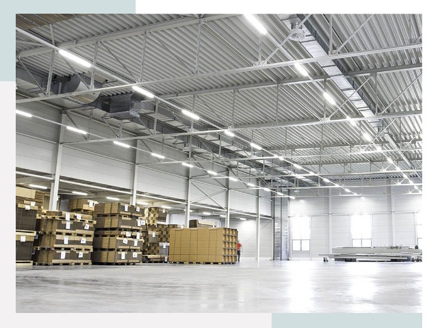 Освещение ангаров в Туле