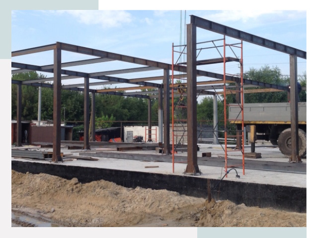 Фундамент для ангаров в Туле